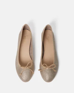 BALLERINES CLARIA/IMP PLATINE