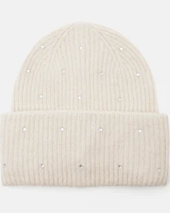 BONNET DOU/STUD ÉCRU