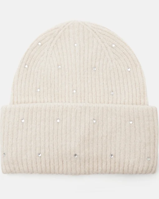 BONNET DOU/STUD ÉCRU