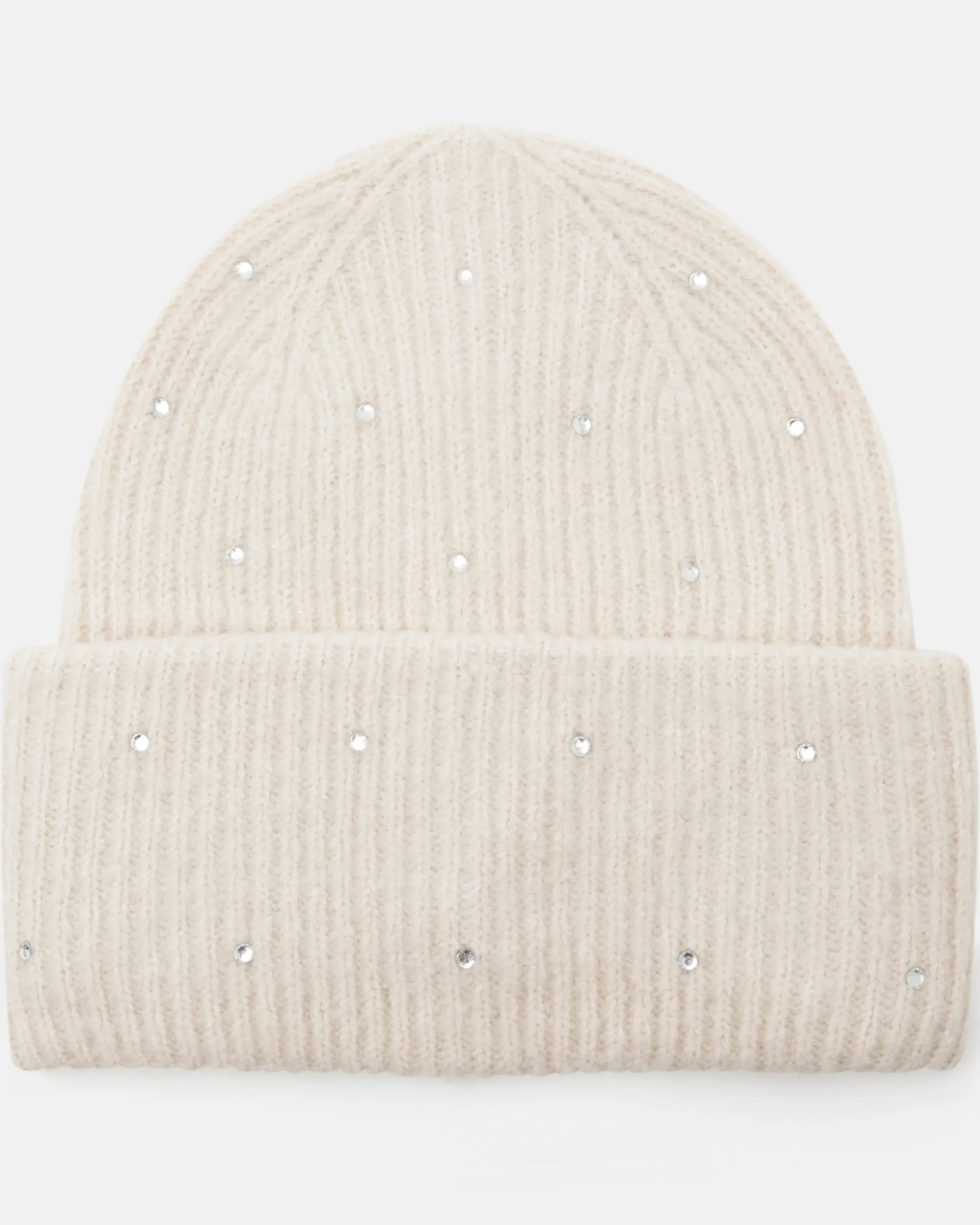 BONNET DOU/STUD ÉCRU