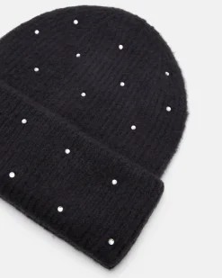 BONNET DOU/STUD NOIR