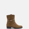 BOTTINES CARMEN/VEL TAUPE