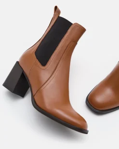 BOTTINES CLARISSE COGNAC