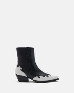 BOTTINES EAGLE NOIR-BLANC