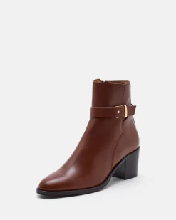 BOTTINES EMMA COGNAC