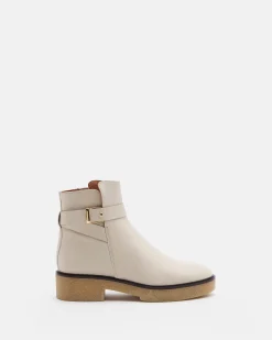 BOTTINES EVEN ÉCRU