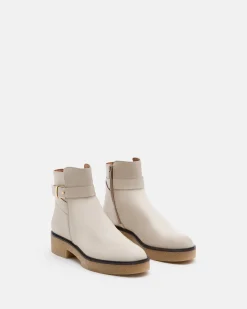 BOTTINES EVEN ÉCRU