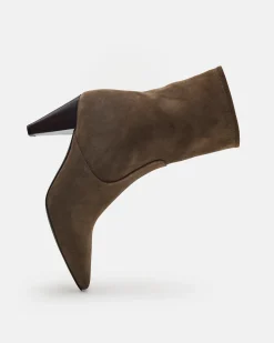 BOTTINES FLAVIE/VEL KAKI