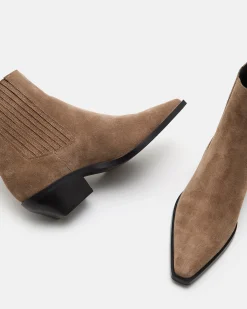 BOTTINES FRESNO/VEL TAUPE