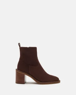 BOTTINES KAIALA/VEL CHOCOLAT