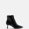 BOTTINES KOSHI/CROCO NOIR