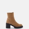 BOTTINES LINNY/VEL TAUPE