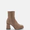 BOTTINES LOTENIA/VEL TAUPE