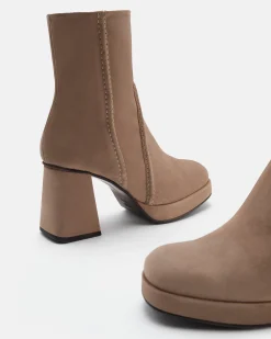 BOTTINES LOTENIA/VEL TAUPE