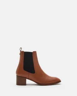 BOTTINES MARCIA COGNAC