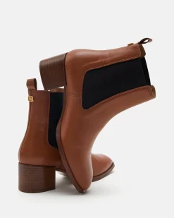BOTTINES MARCIA COGNAC