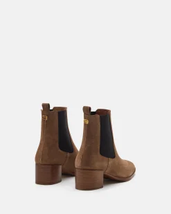 BOTTINES MARCIA/VEL TAUPE