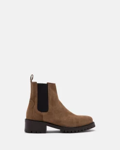 BOTTINES MARISSA/VEL TAUPE