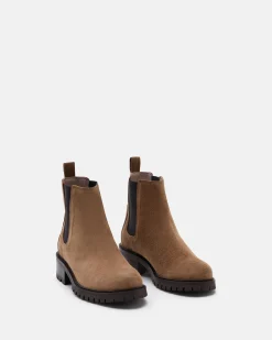 BOTTINES MARISSA/VEL TAUPE
