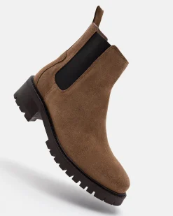 BOTTINES MARISSA/VEL TAUPE