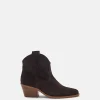 BOTTINES MENDOCINO/VEL CHOCOLAT