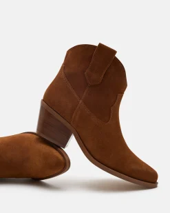 BOTTINES MENDOCINO/VEL COGNAC