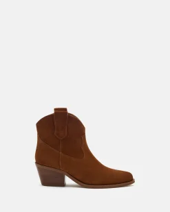 BOTTINES MENDOCINO/VEL COGNAC