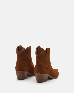 BOTTINES MENDOCINO/VEL COGNAC