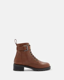BOTTINES MENIA COGNAC