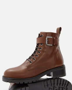 BOTTINES MENIA COGNAC
