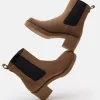 BOTTINES MIRAGE/VEL TAUPE