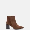 BOTTINES MONTANA/VEL COGNAC