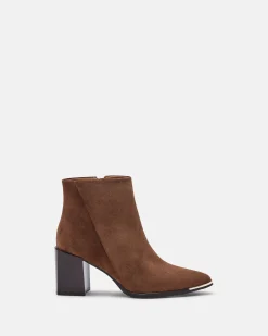 BOTTINES MONTANA/VEL COGNAC