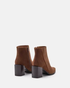 BOTTINES MONTANA/VEL COGNAC