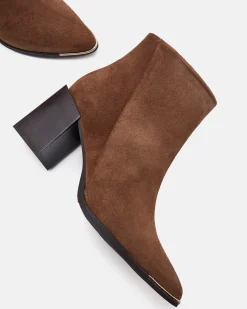BOTTINES MONTANA/VEL COGNAC