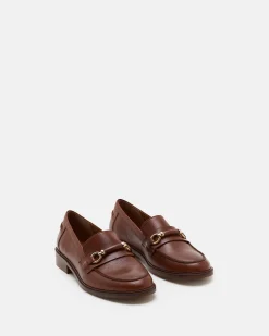 MOCASSINS EUGENIE COGNAC