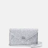 POCHETTE KLOW/STRASS ARGENT