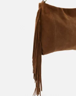 SAC À FRANGES GLORIA/VEL COGNAC