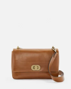 SAC CUIR GALI COGNAC