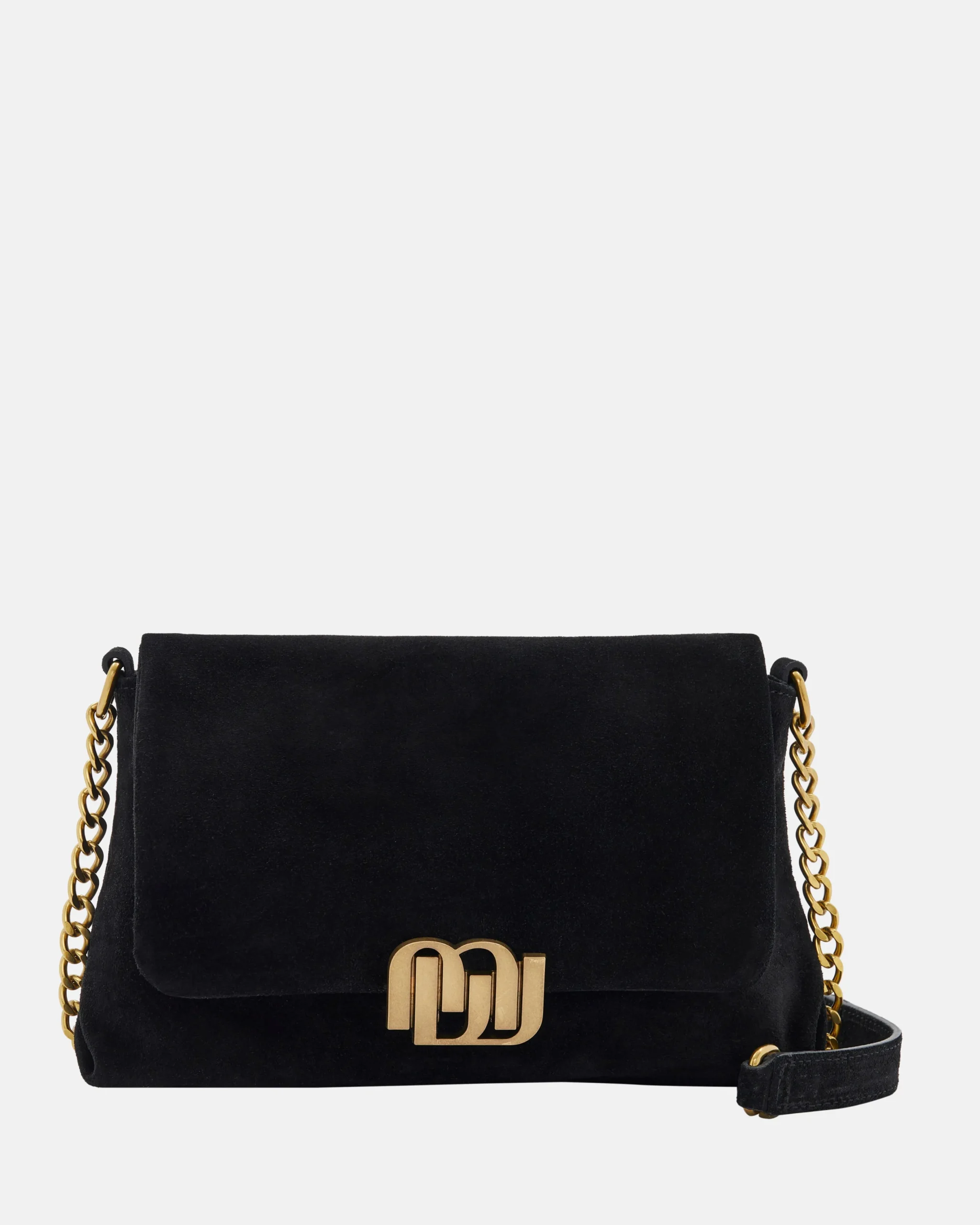 SAC CUIR VELOURS GEORGIA/VEL NOIR