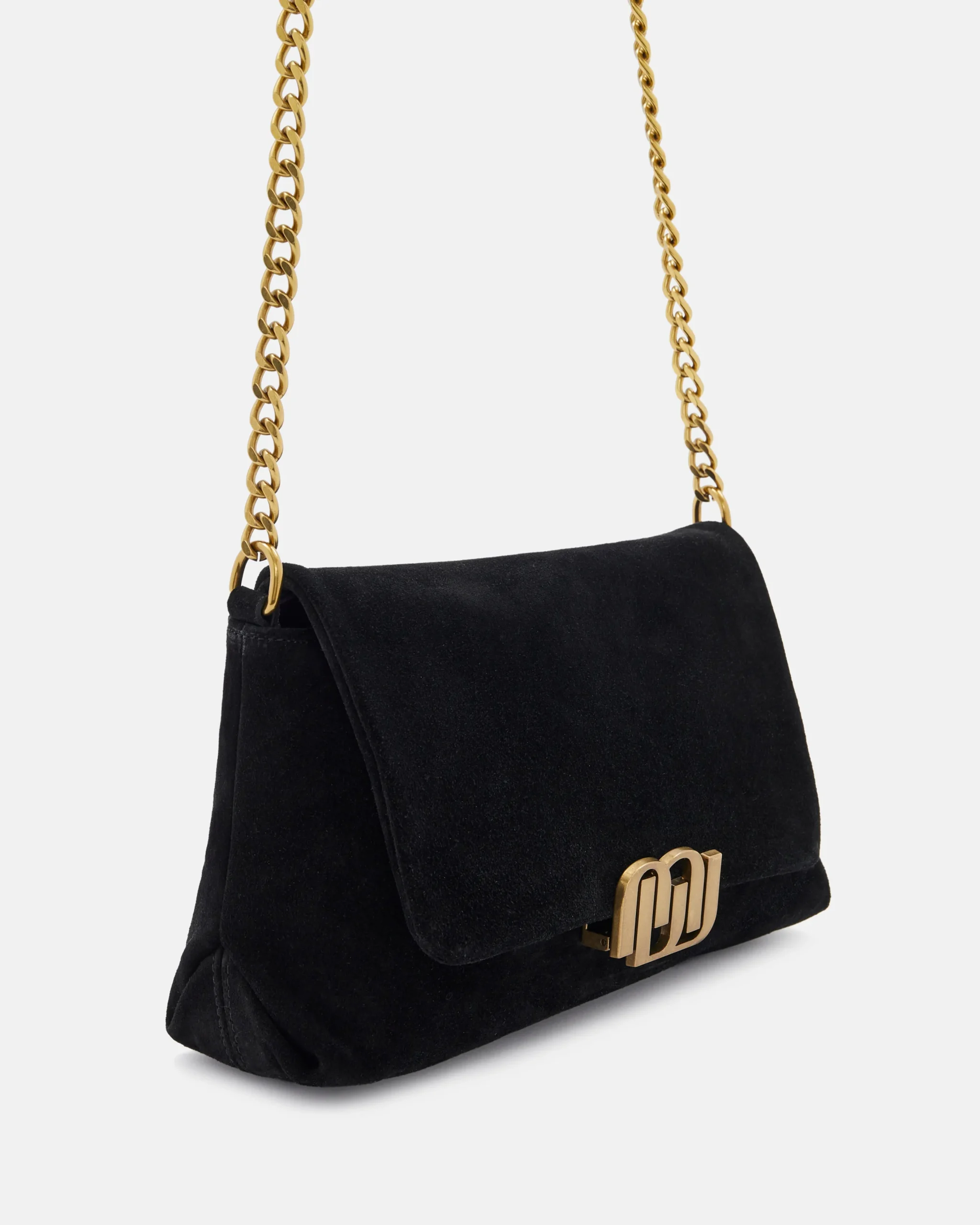 SAC CUIR VELOURS GEORGIA/VEL NOIR