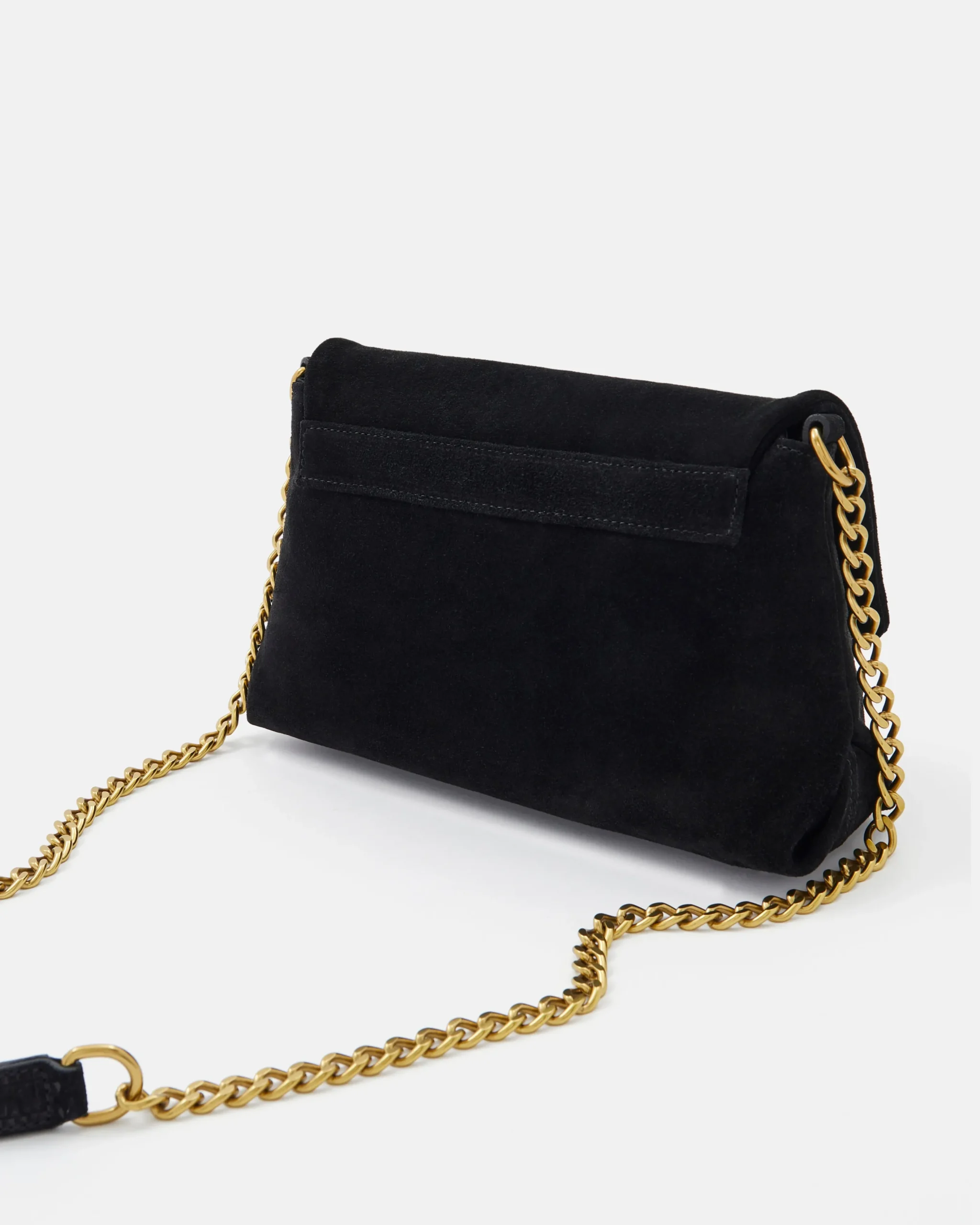 SAC CUIR VELOURS GEORGIA/VEL NOIR