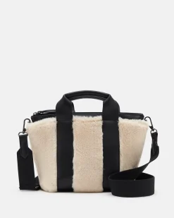 SAC MOYEN VOLUME BAYA/FUR ÉCRU