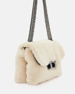 SAC PETIT BEA/FUR ÉCRU