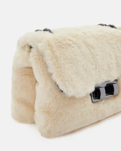 SAC PETIT BEA/FUR ÉCRU