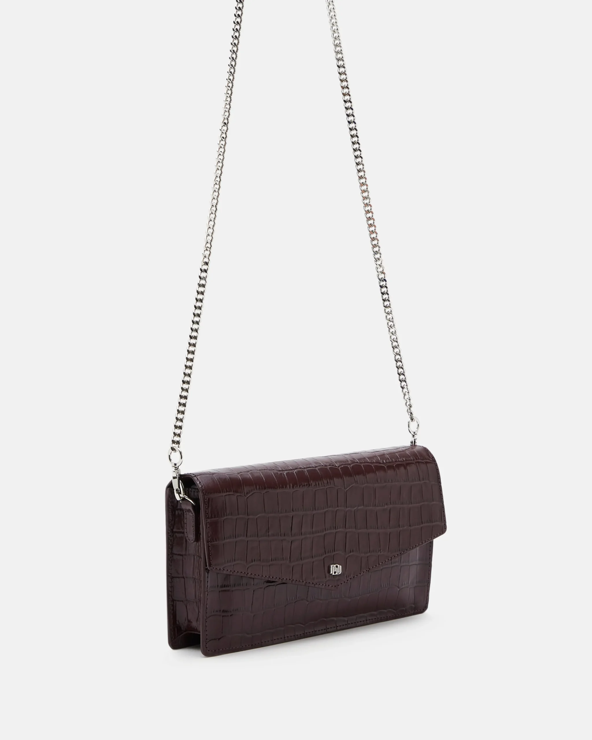 SAC PETIT VOLUME KATY/CROC POURPRE