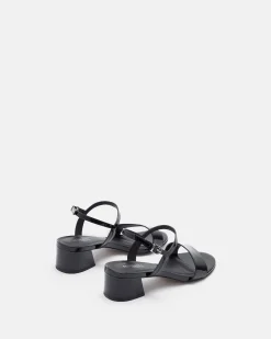 SANDALES CUSTODIA/VER NOIR