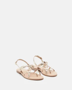 SANDALES DAXOU/MET PLATINE