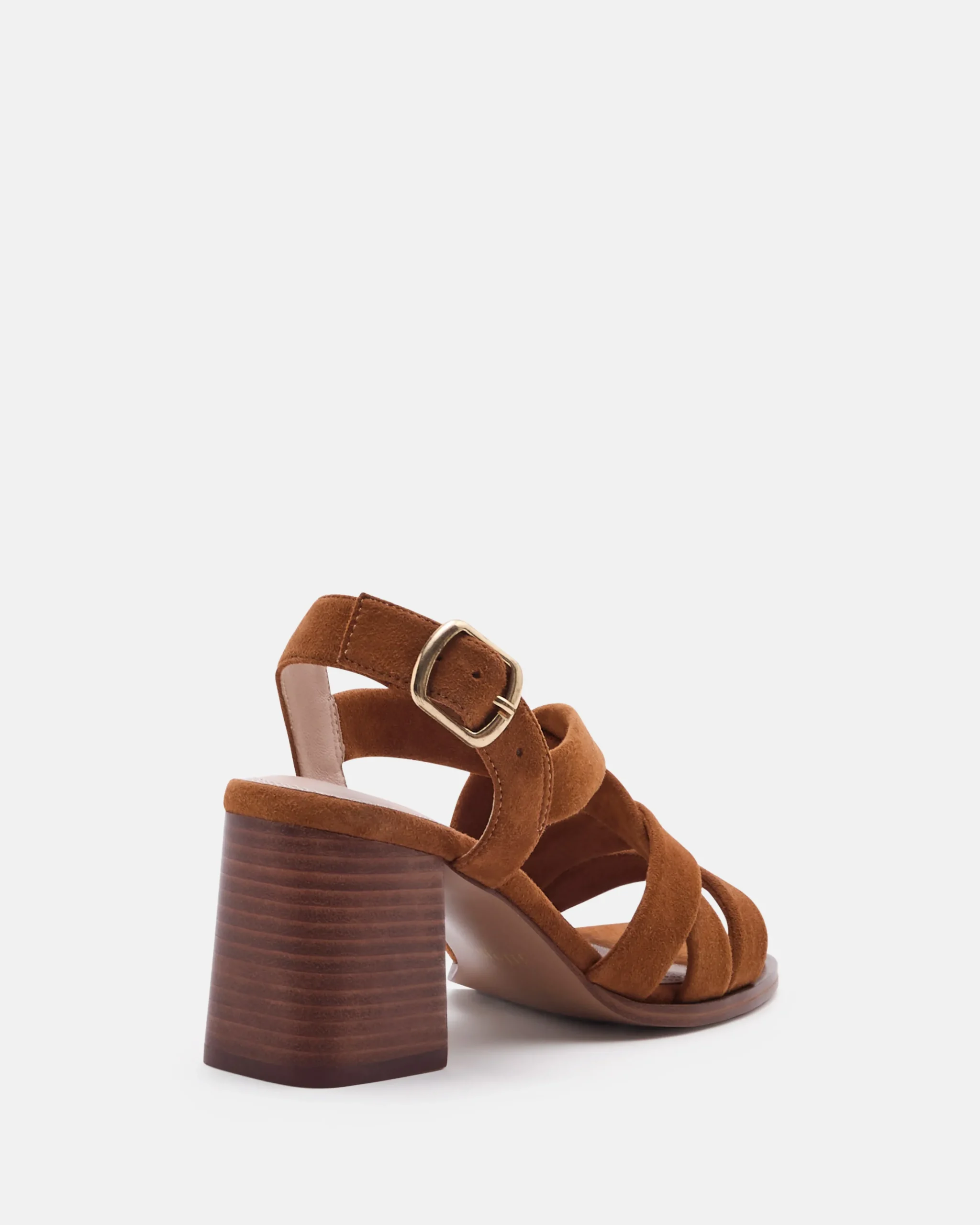 SANDALES JAVINE/VEL COGNAC