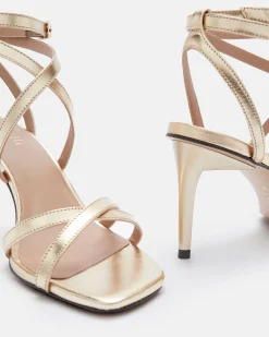SANDALES KALYOU/MET PLATINE